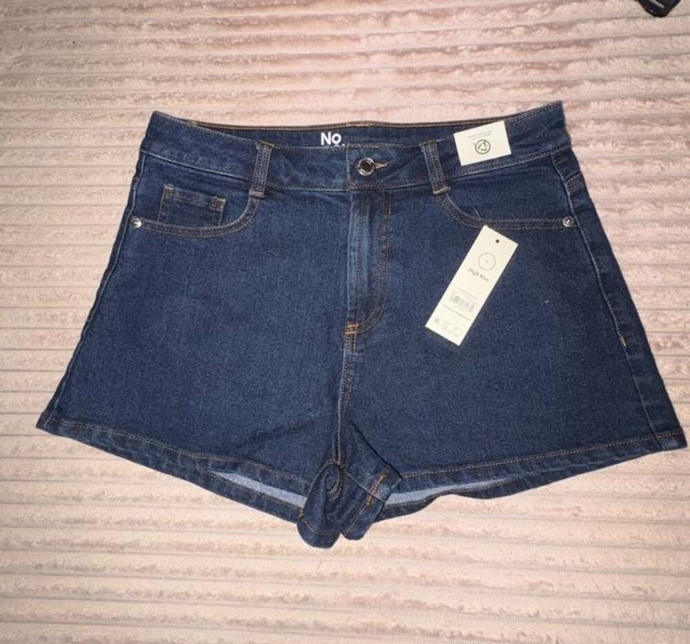 No Boundaries Women's Denim Mom Shorts Rinse Wash Size 4